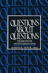 cover of Questions About Questions: Inquiries into the Cognitive Bases of Surveys