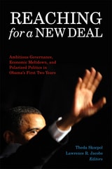cover of Reaching for a New Deal: Ambitious Governance, Economic Meltdown, and Polarized Politics in Obama's First Two Years