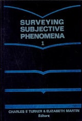 cover of Surveying Subjective Phenomena