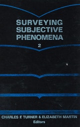 cover of Surveying Subjective Phenomena