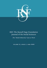 cover of RSF: The Russell Sage Foundation Journal of the Social Sciences