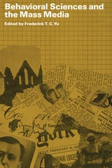 cover of Behavioral Sciences and the Mass Media
