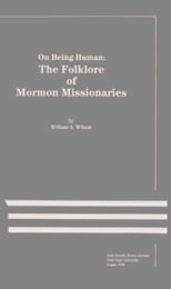cover of On Being Human: Folklore of Mormon Missionaries