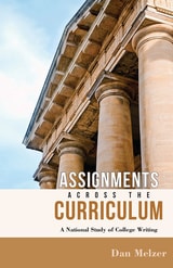 cover of Assignments across the Curriculum: A National Study of College Writing