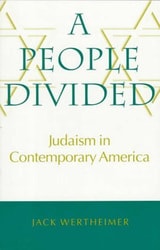 cover of A People Divided: Judaism in Contemporary America
