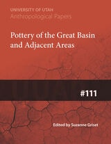 cover of Pottery of the Great Basin and Adjacent Areas: UUAP 111
