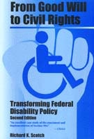 cover of From good will to civil rights: transforming federal disability policy 