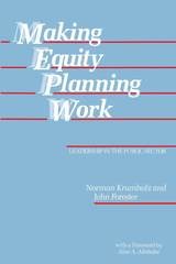 cover of Making Equity Planning Work: Leadership in the Public Sector