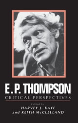 cover of E. P. Thompson: Critical Perspectives