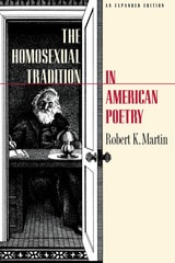 cover of Homosexual Tradition in American Poetry