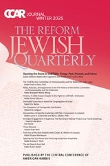 cover of CCAR Journal - Winter 2025: Opening the Doors to LGBTQIA+ Clergy: Past, Present, and Future