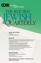 cover of CCAR Journal - Winter 2026: The Reform Jewish Quarterly