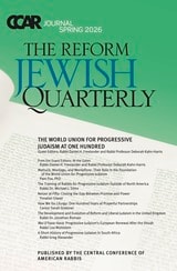 cover of CCAR Journal - Spring 2026: The Reform Jewish Quarterly: The World Union for Progressive Judaism at  One Hundred