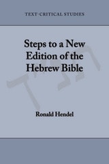 cover of Steps to a New Edition of the Hebrew Bible