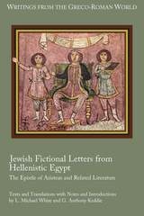 cover of Jewish Fictional Letters from Hellenistic Egypt: The Epistle of Aristeas and Related Literature