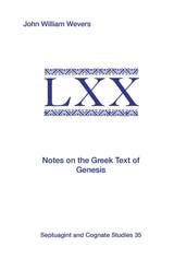 cover of Notes on the Greek Text of Genesis