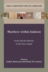 cover of Matthew within Judaism: Israel and the Nations in the First Gospel