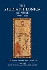 cover of The Studia Philonica Annual XXXII, 2020: Studies in Hellenistic Judaism