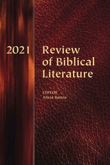 cover of Review of Biblical Literature, 2021