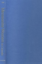 cover of Mennonite Women in Canada: A History