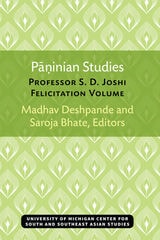 cover of Paninian Studies: Professor S. D. Joshi Felicitation Volume