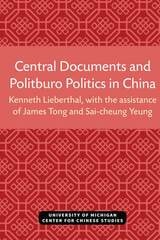 cover of Central Documents and Politburo Politics in China