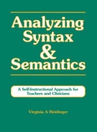 cover of Analyzing Syntax & Semantics Textbook