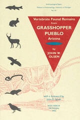 cover of Vertebrate Faunal Remains from Grasshopper Pueblo, Arizona