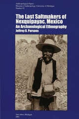cover of The Last Saltmakers of Nexquipayac, Mexico: An Archaeological Ethnography