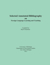 cover of Selected Annotated Bibliography on Foreign Language Learning and Teaching