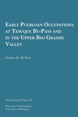 cover of Early Puebloan Occupations at Tesuque By-Pass and in the Upper Rio Grande Valley