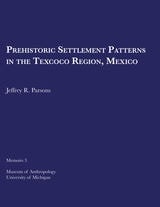 cover of Prehistoric Settlement Patterns in the Texcoco Region, Mexico