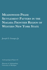 cover of Meadowood Phase Settlement Pattern in the Niagara Frontier Region of Western New York State