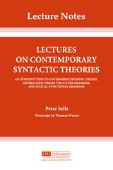 cover of Lectures on Contemporary Syntactic Theories: An Introduction to Government-Binding Theory, Generalized Phrase Structure Grammar, and Lexical-Function Grammar