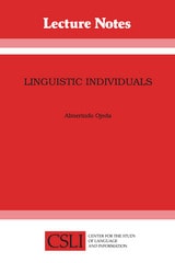 cover of Linguistic Individuals