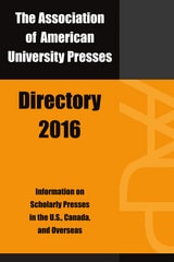 cover of Association of American University Presses Directory 2016