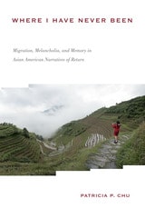 cover of Where I Have Never Been: Migration, Melancholia, and Memory in Asian American Narratives of Return