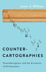 cover of Counter-cartographies: Neurodivergence and the Errancies of Performance