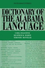 cover of Dictionary of the Alabama Language