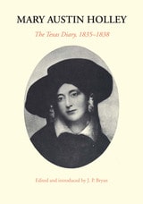 cover of Mary Austin Holley: The Texas Diary, 1835–1838