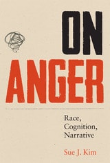 cover of On Anger: Race, Cognition, Narrative