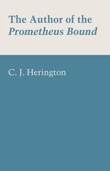 cover of The Author of the Prometheus Bound