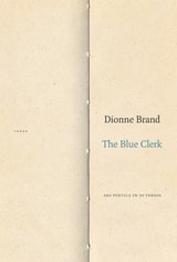 cover of The Blue Clerk: Ars Poetica in 59 Versos