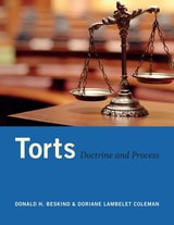 cover of Torts: Doctrine and Process