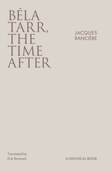 cover of Béla Tarr, the Time After