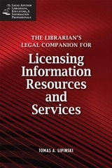 cover of The Librarian's Legal Companion for Licensing Information Resources and Services