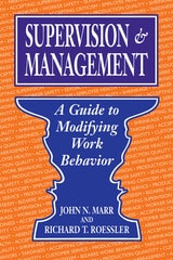 cover of Supervision & Management: A Guide to Modifying Work Behavior