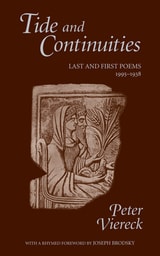 cover of Tide and Continuities: Last and First Poems, 1995-1938