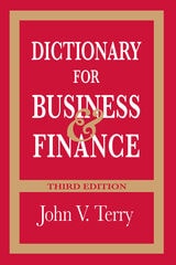 cover of Dictionary for Business & Finance