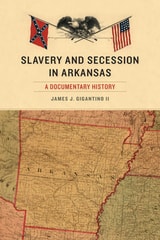 cover of Slavery and Secession in Arkansas: A Documentary History